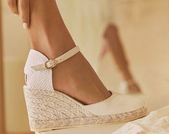 Women's espadrille in suede leather