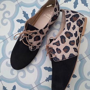 Oxford-Schuhe für Damen aus Wildleder, handgefertigte Ballerinas, bequeme Ballerinas, flache Lederschuhe, weiche Leder-Oxfords