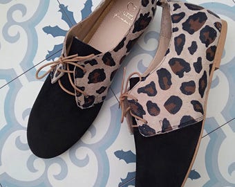 Suede Leather Oxford Women Shoes,  Flats Handmade, Comfortable Flats, Leather flat shoes, Soft leather oxfords