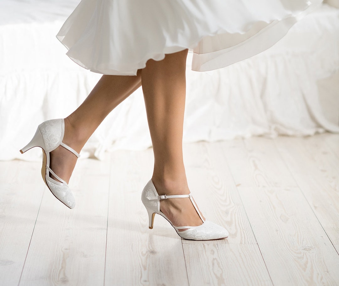 evans bridal shoes