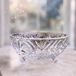 Böhmische glas schale