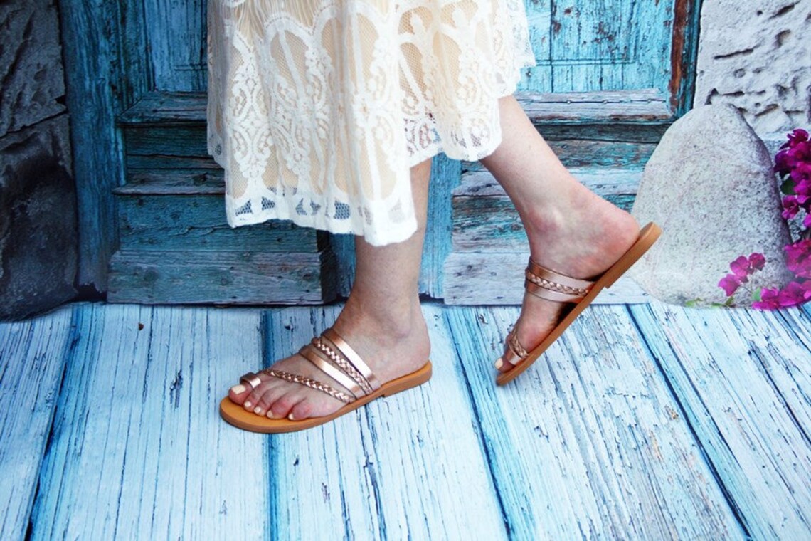 Genuine Greek Leather Sandals Gladiator Sandals Greek - Etsy