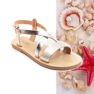 Genuine Greek leather Sandals, Gladiator Sandals, Greek Leather Sandals, Women Rose Gold Sandals, Handmade Greek Sandals, Wedding Sandales