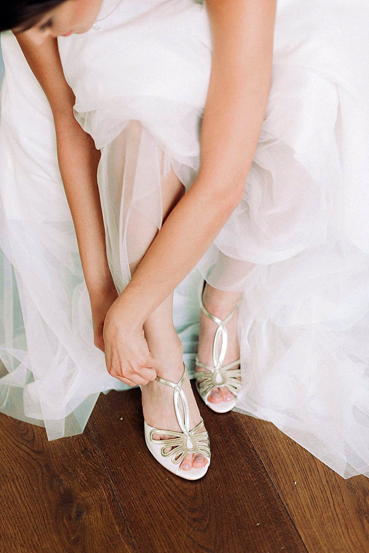 evans bridal shoes