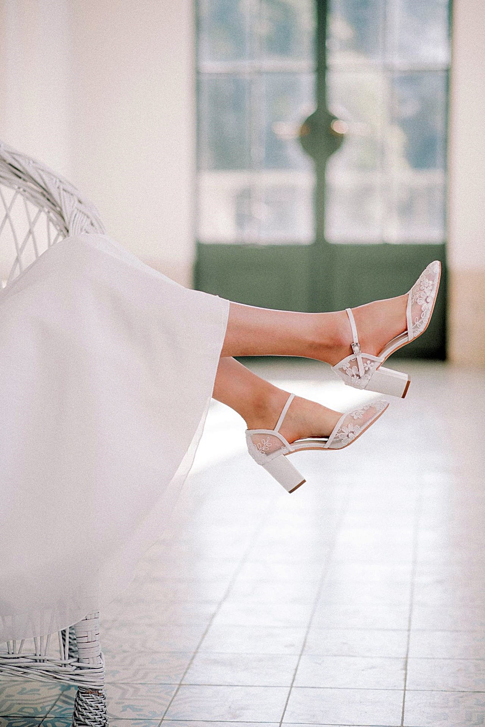 lace wedding shoes bridal