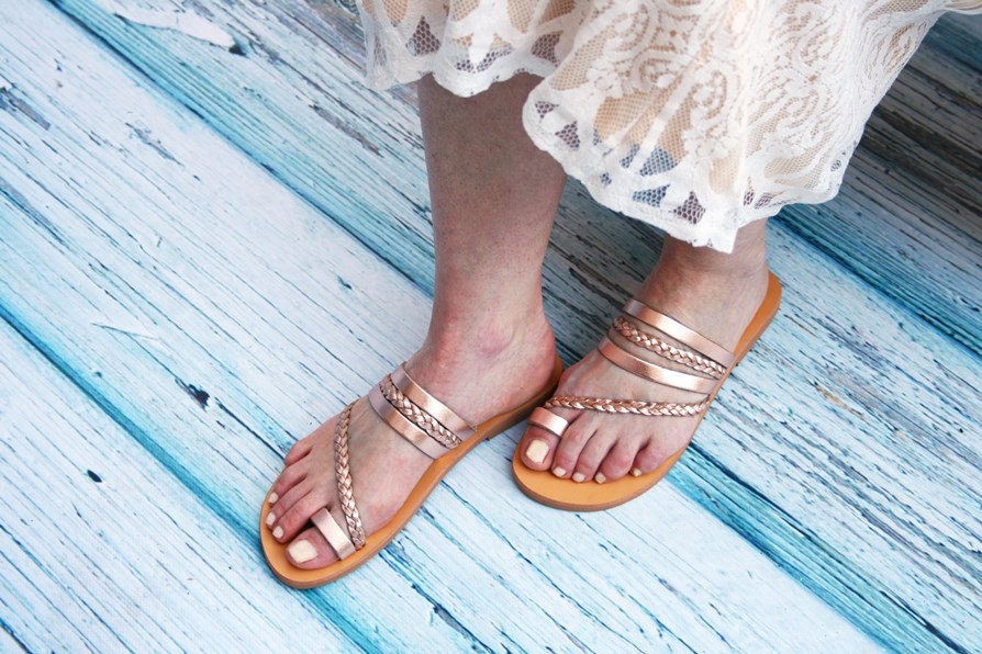 Genuine Greek leather Sandals Gladiator Sandals Greek | Etsy