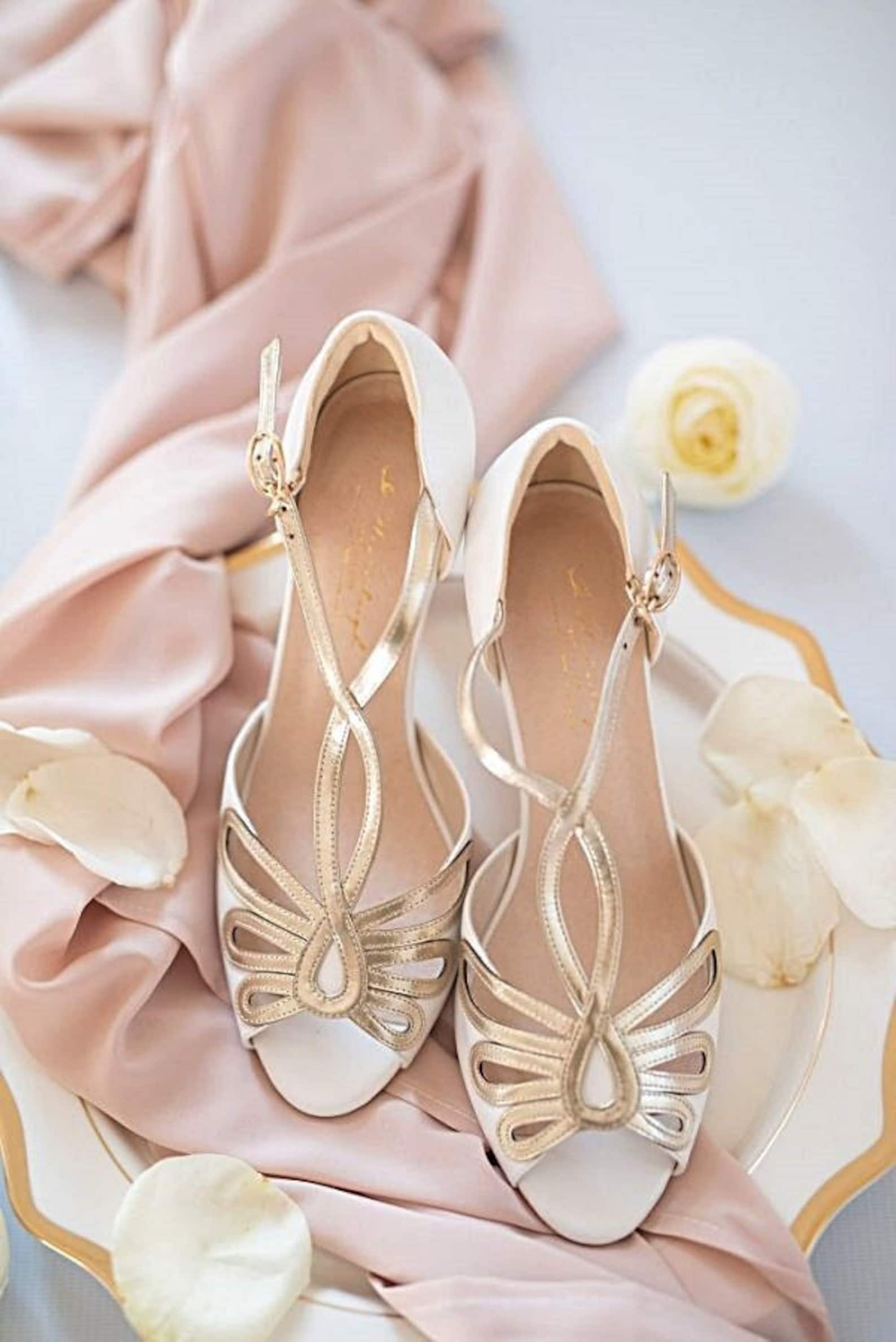 evans bridal shoes