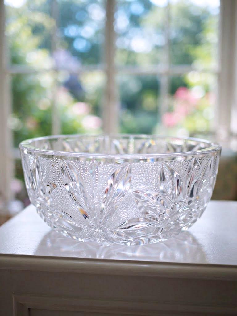 Bohemian Crystal Fruit Bowl - Etsy