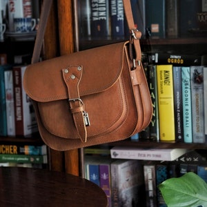 Genuine Leather Bag, Leather Crossbody, Belt Bag, Capacious Bag,
