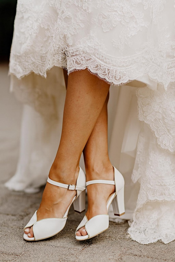 white wedding dress with gold shoes Size 14 W1 White One Flirts Off White Gown – Bridal Sense main image 0