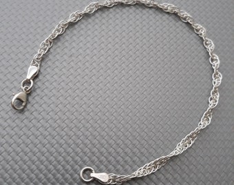 BRACELET  femme  en  argent  FAIT  MAIN