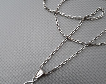 NECKLACE -chain with silver PENDANT