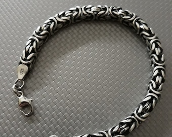 BRACELET  femme  en  argent  FAIT MAIN