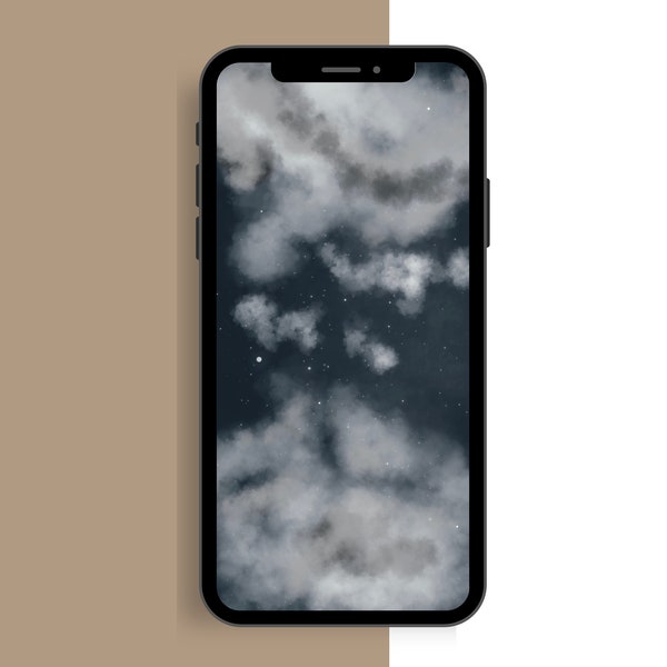 Clouds and Sky Wallpaper iPhone Home Screen Hintergrund | Sofort Download