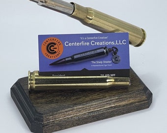 50 cal. BMG Business card and Pen holder