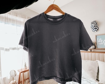 Comfort Colors® Blank Cropped Tee Crop Shirt for Women Soft Women's Crop Tee 3023 Shirt Women's Boxy Tee Summer Crop Tees Gifts for Her Neon