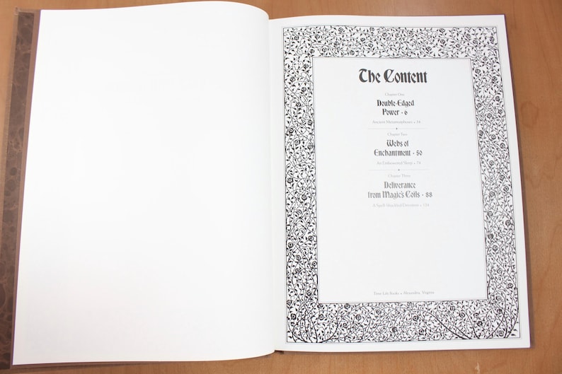 Vintage spreuken en bindingen Time-Life Book: Enchanted World Series, eerste editie afbeelding 3