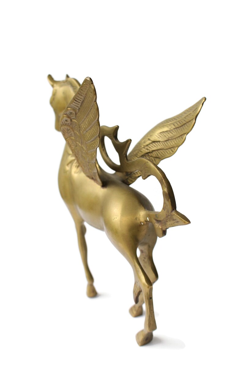 large pegasus statue