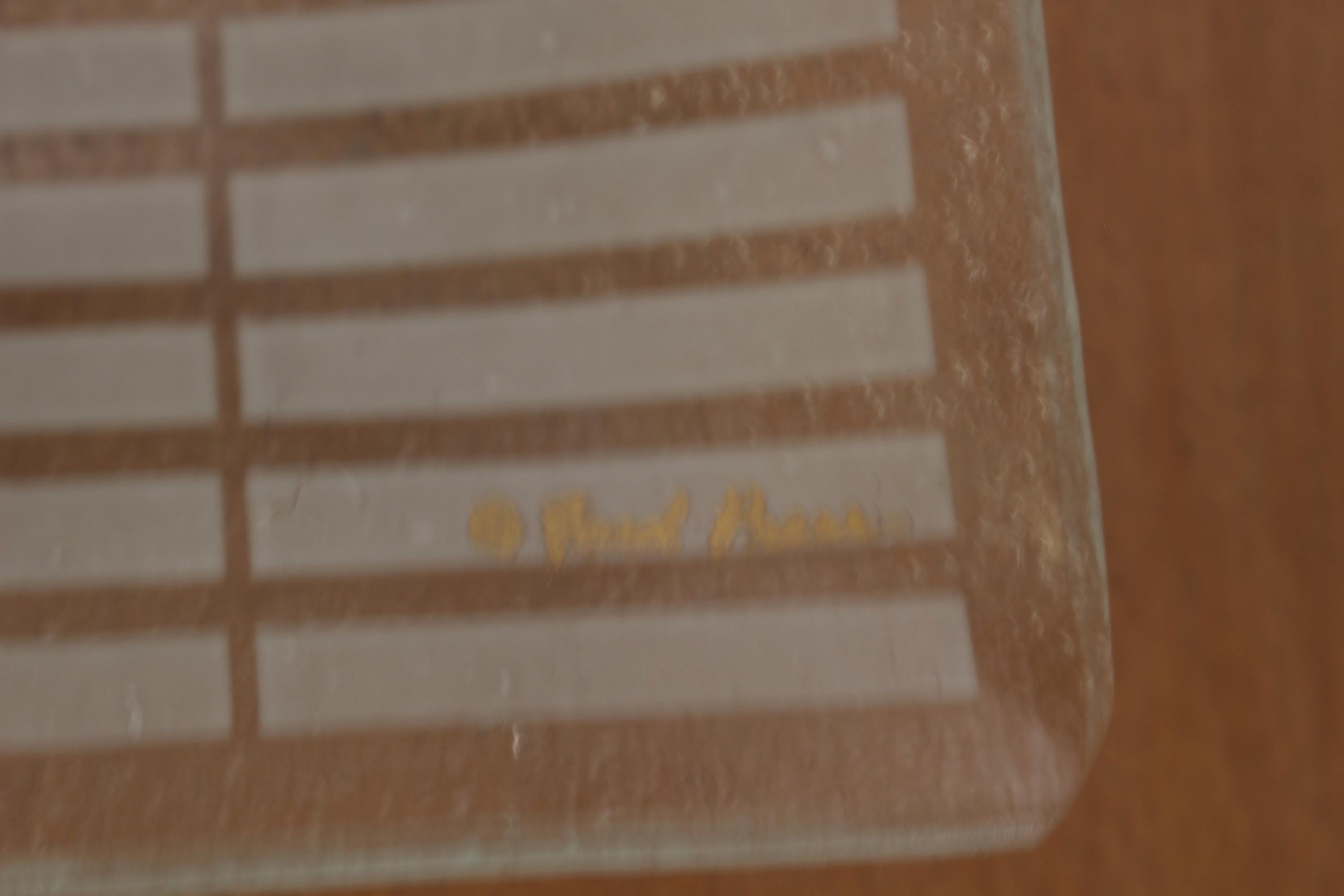 Vintage Fred Press 22 Karat Gold Maple Leaf Glass Tray - Etsy