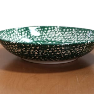 Vintage Roma Inc. Spongeware Serving Bowl – Hand Painted Italian Splatterware Dish