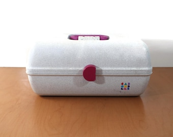 Vintage Caboodles Makeup Case: Two-Tier, Pretty in Pink