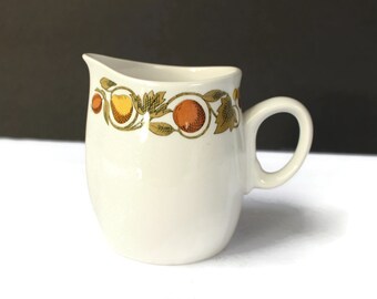 Franciscan Pickwick Creamer: Diseño de frutas de mediados de siglo