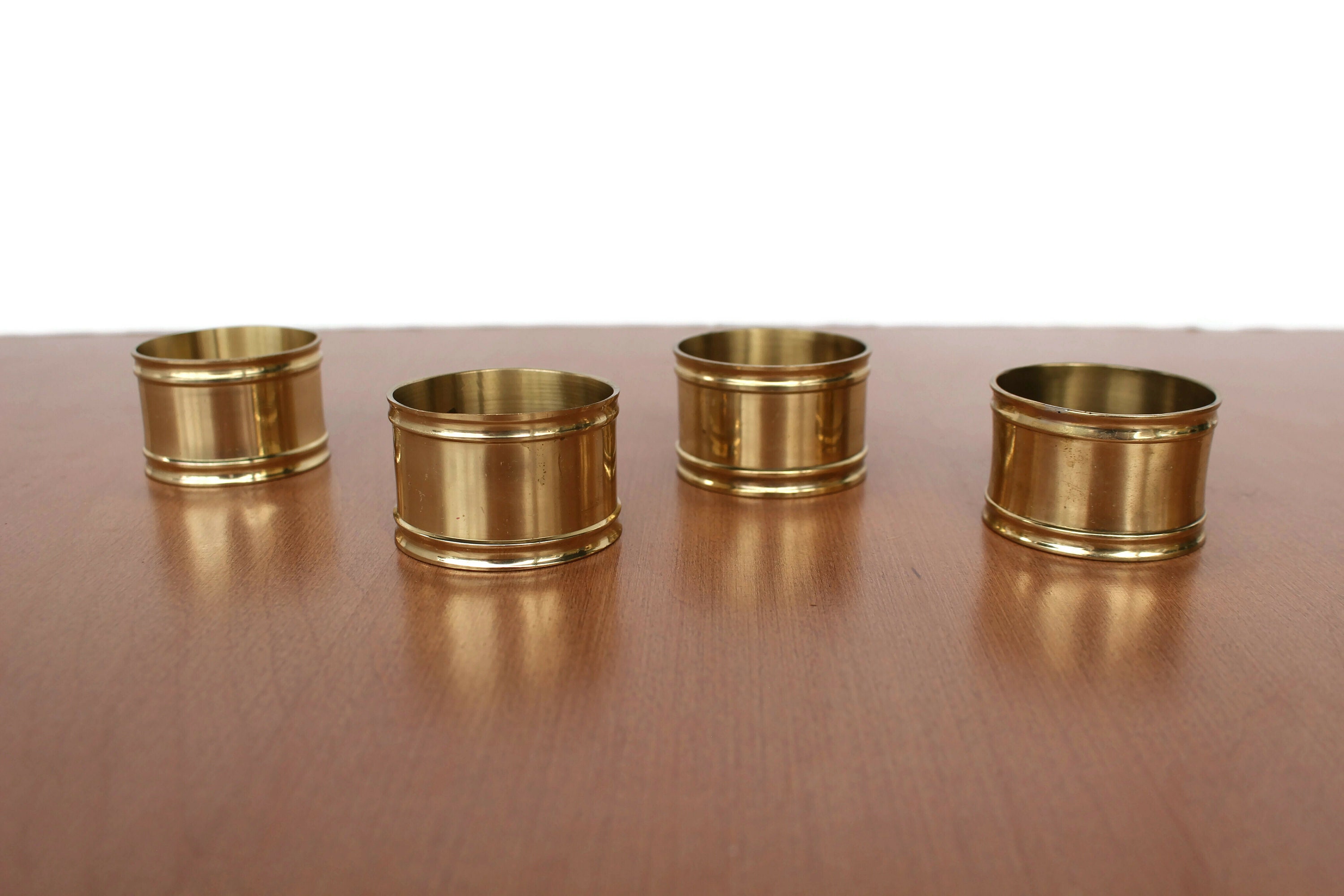Vintage brass napkin holder cheap