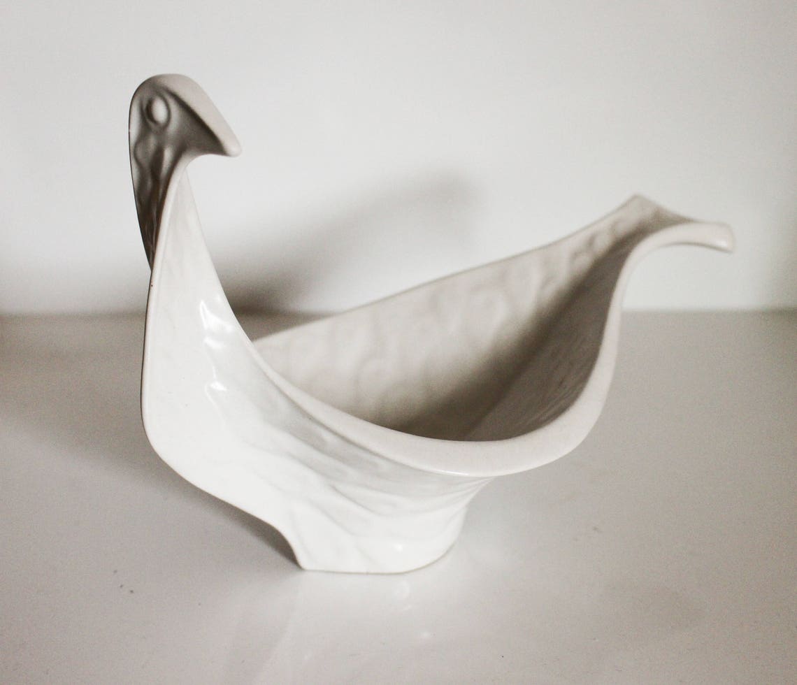 Jonathan Adler Pottery Bird Bowl Menagerie Bird Mid Etsy