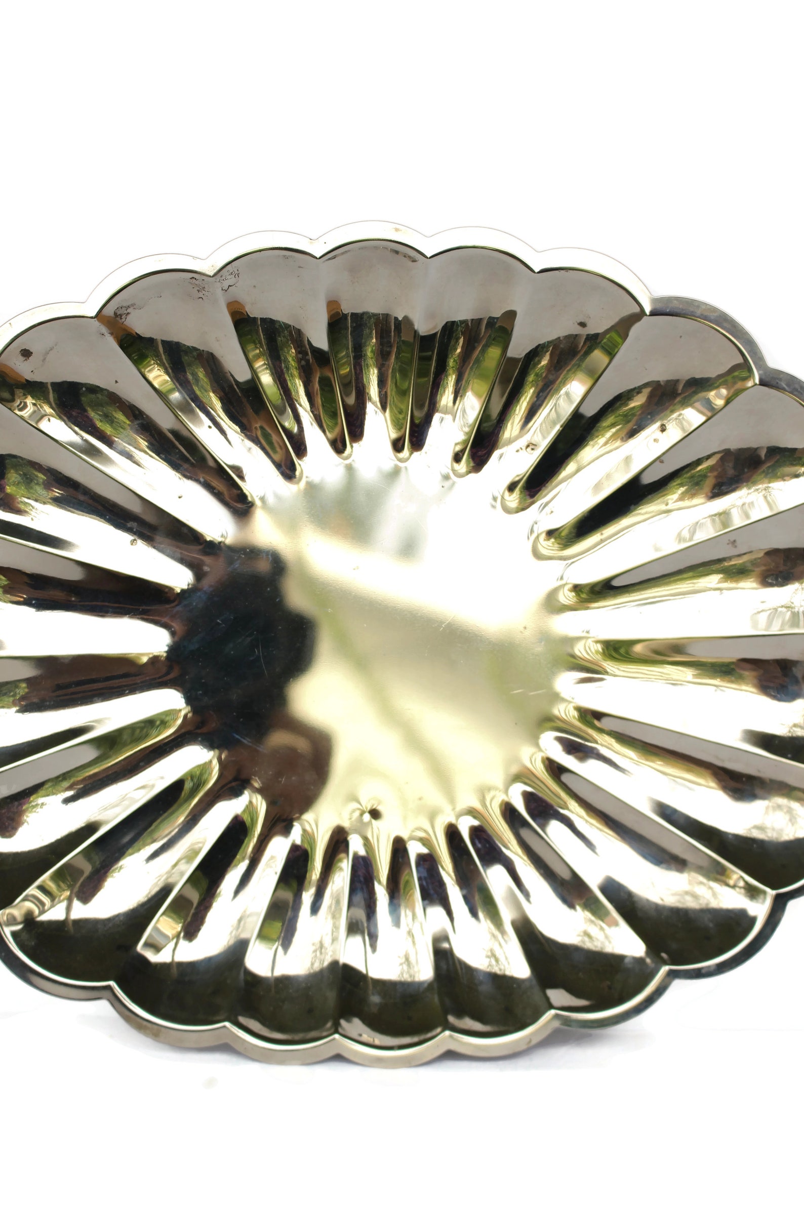 Large Silver Flower Tray / Flower Shaped Serving Tray / Metal Etsy UK