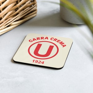 La U - Garra Crema / Posavasos de corcho