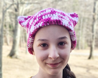 Crochet Cat Ear Beanie