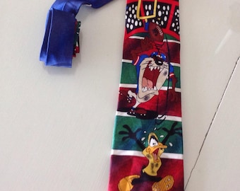 Vintage Toons Football Giants 1993 Silk Tie