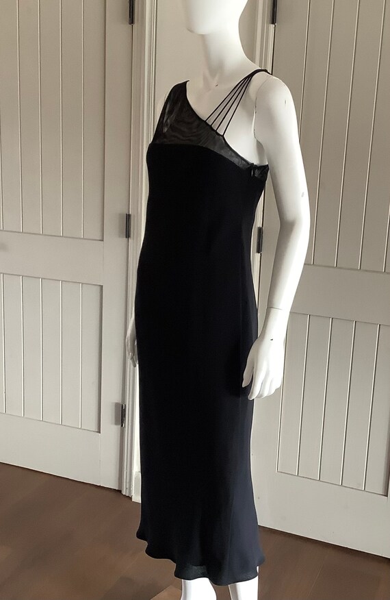 Vintage Black Evening Dress by Evan-Picone - image 3