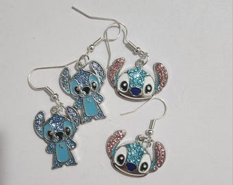 Sparkly Stitch Earrings or Necklace