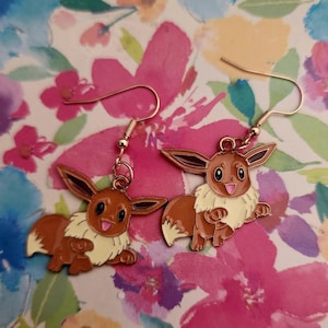 Eevee, Bulbasaur, Vaporeon, Pikachu, Squirtle, Gengar  Earrings: Variety of Styles