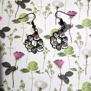 Snow White and the Seven Dwarf Earrings: Bashful, Grumpy, Sneezy, Sleepy, Doopey, Doc, Happy