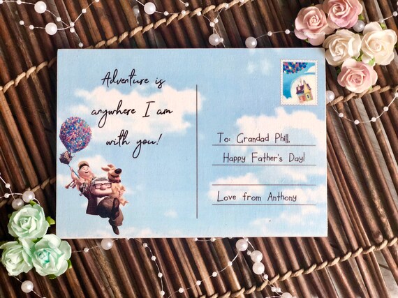 Download Fathers Day Gift Disney Up Pixar Dad Best Gifts Grandad Etsy