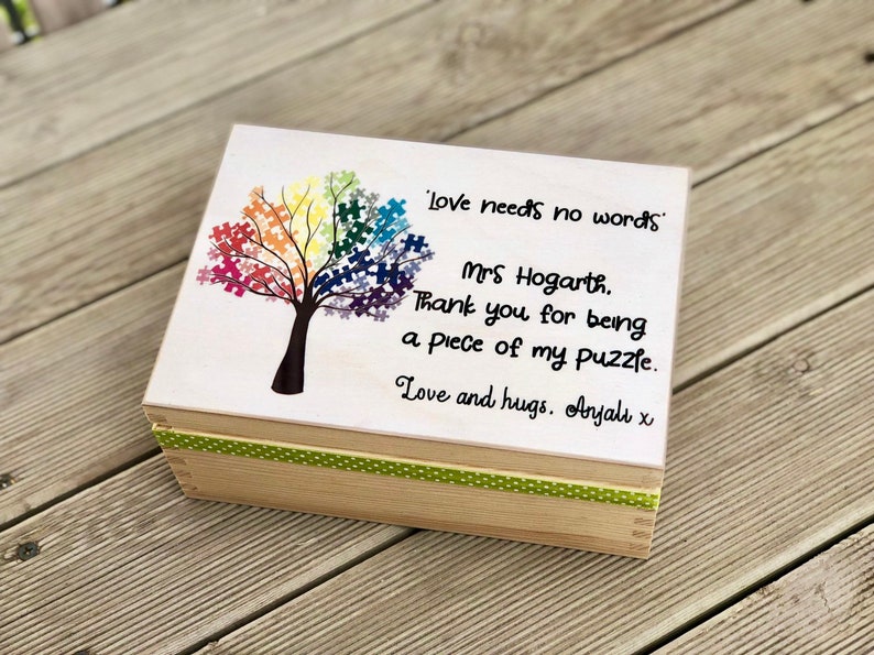 Autism awareness gift personalised appreciation gift best  Etsy