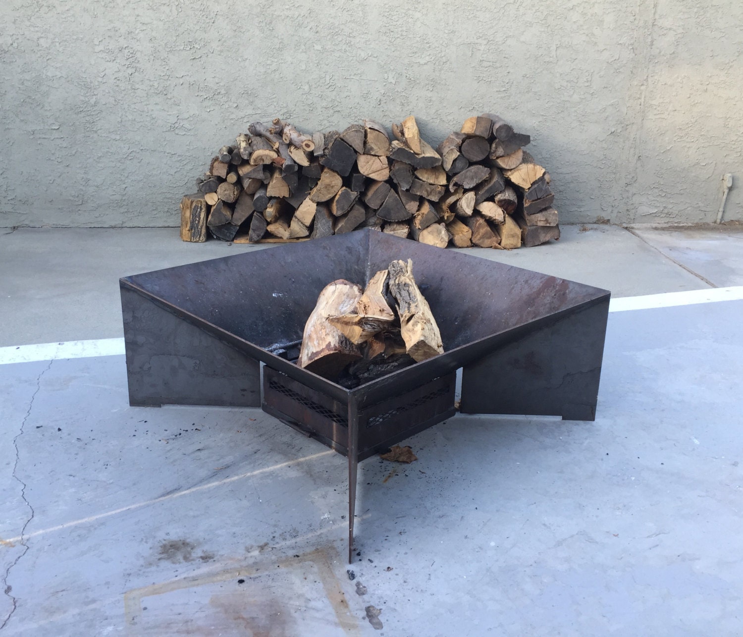 The Jet Fire Pit 36 w/Burnbox Outdoor pit USA Camp Etsy