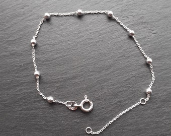 Satellite Bead Bracelet - Sterling Silver 925