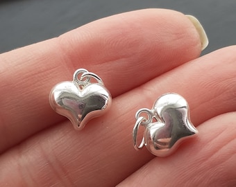 Fancy Heart Pendant 14 pcs - Sterling Silver