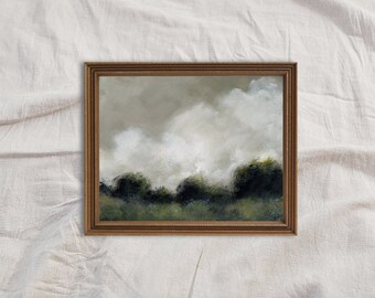 Cloud Cover | Vintage Inspired Landscape | Fine Art Print