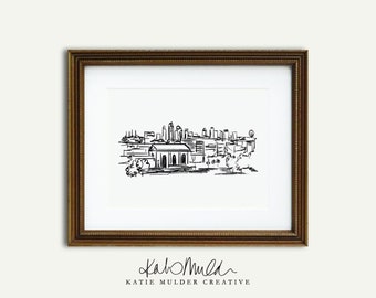 Kansas City:Union Station Loose Sketch DIGITAL DOWNLOAD