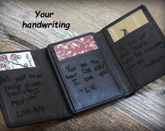 personalized trifold wallets for husband