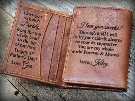 to my husband trifold wallet