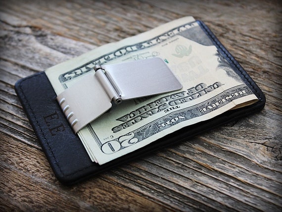 Minimalist Wallet Slim Wallet Personalized Wallet Mens | Etsy