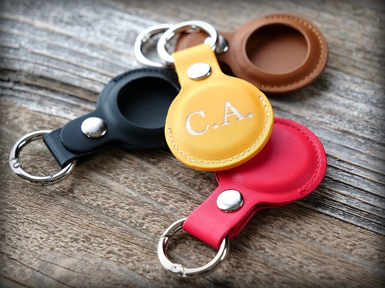 Air Tag Holder Personalized Air Tag Keychain Gift for Etsy