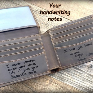Regalo del Día del Padre, Billetera Personalizada para Hombre, Billetera Plegable para Hombre, Billetera de Cuero, Regalo para el Padre, Regalo para Papá, Billetera RFID, Regalo para Papá, Billetera para Hombre