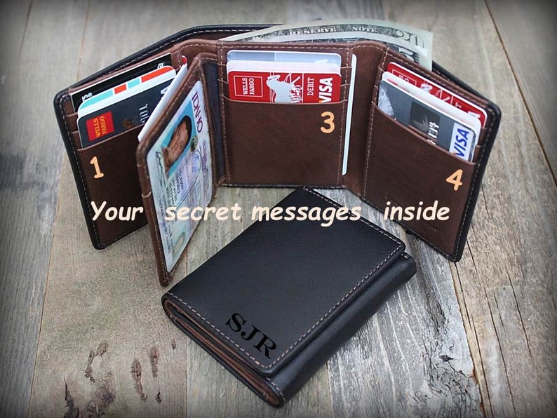Personalized Men's Wallet Custom Engraved Wallet | Etsy