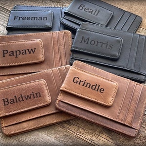 Clip para billetes de padrinos de boda, clip para billetes de cuero, regalo personalizado para padrinos de boda, clip para billetes para padrinos de boda, regalo para padrinos de boda, propuesta para padrinos de boda, regalo para padrinos de boda